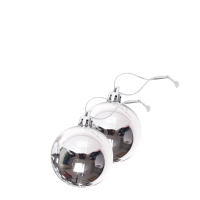 NATAL BOLA LISA 7CM NTB1005 PTA C/2